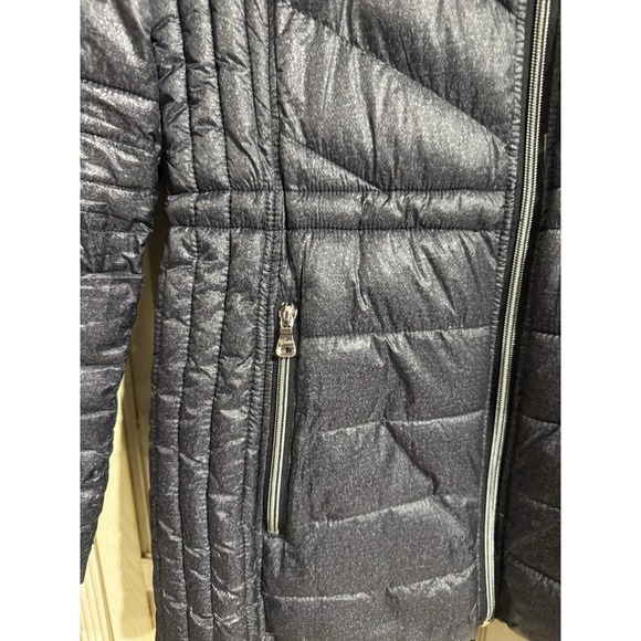 GUESS Mica Metallic Puffer Jacket Women's Medium No Hood - Picture 2 of 13